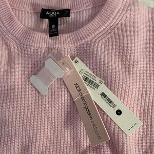 pink cashmere sweater